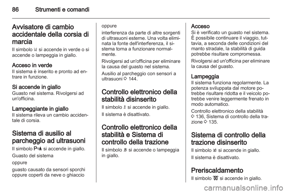 OPEL MOKKA 2013  Manuale di uso e manutenzione (in Italian) 