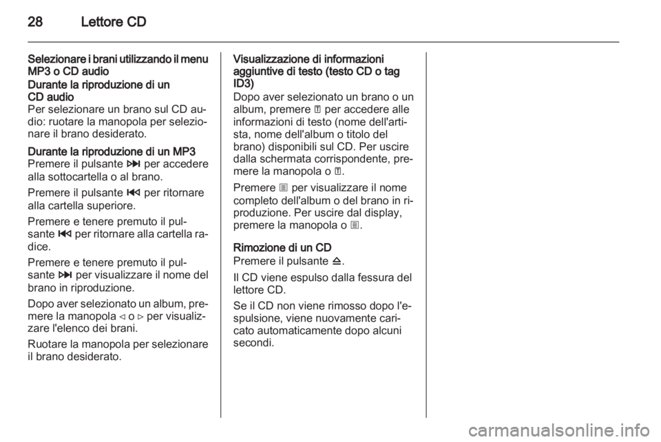 OPEL MOVANO_B 2011.5  Manuale del sistema Infotainment (in Italian) 