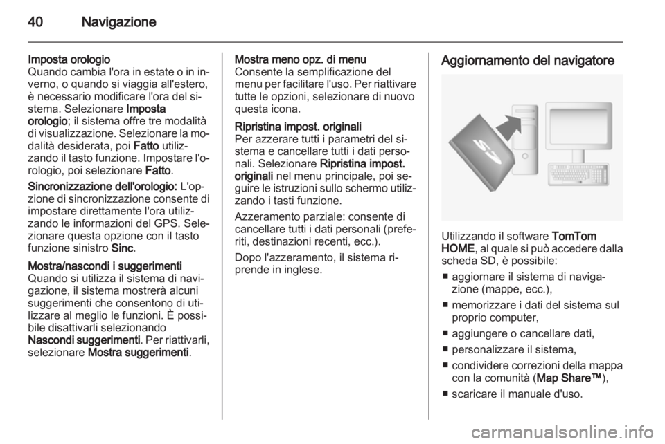 OPEL MOVANO_B 2011.5  Manuale del sistema Infotainment (in Italian) 