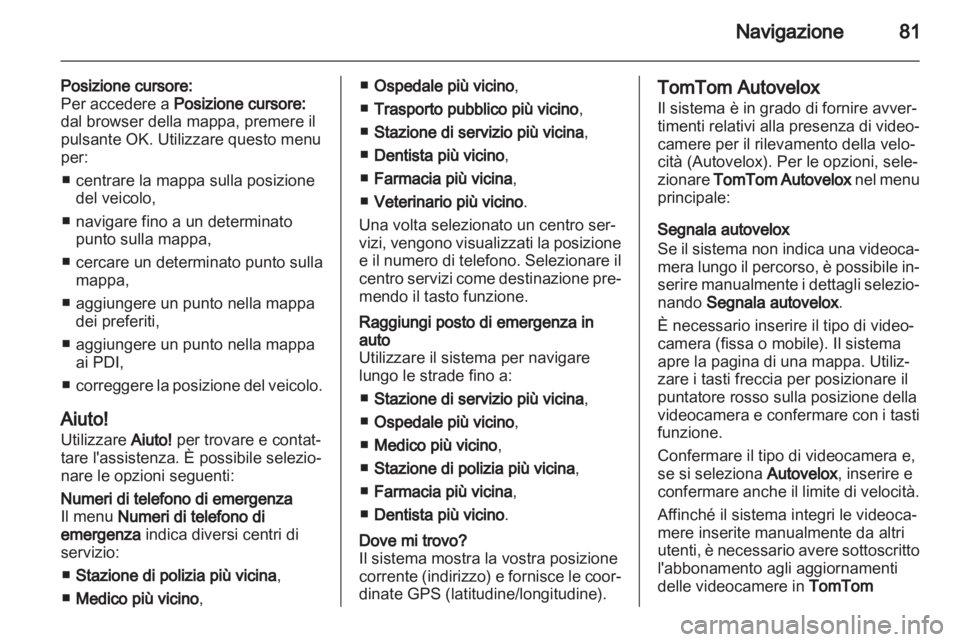 OPEL MOVANO_B 2012.5  Manuale del sistema Infotainment (in Italian) 