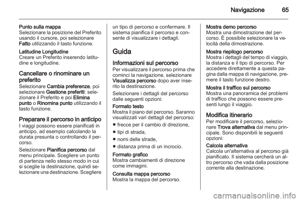 OPEL MOVANO_B 2013.5  Manuale del sistema Infotainment (in Italian) 