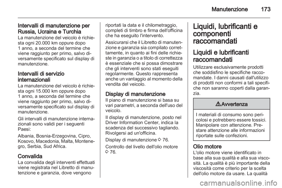 OPEL MOVANO_B 2013.5  Manuale di uso e manutenzione (in Italian) 