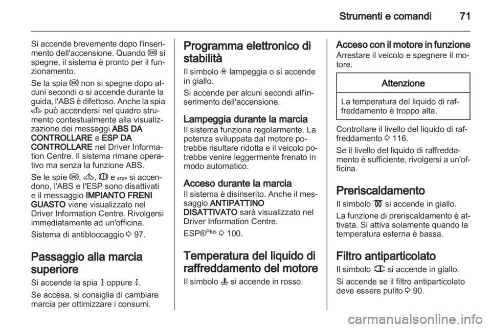 OPEL VIVARO 2011  Manuale di uso e manutenzione (in Italian) 