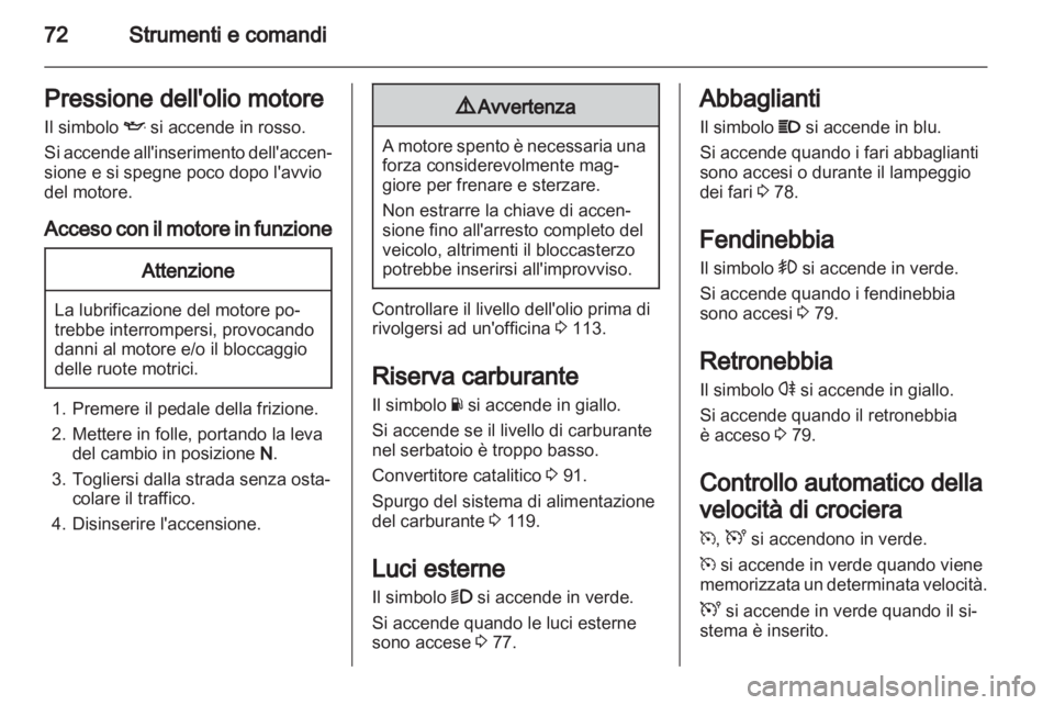 OPEL VIVARO 2011  Manuale di uso e manutenzione (in Italian) 