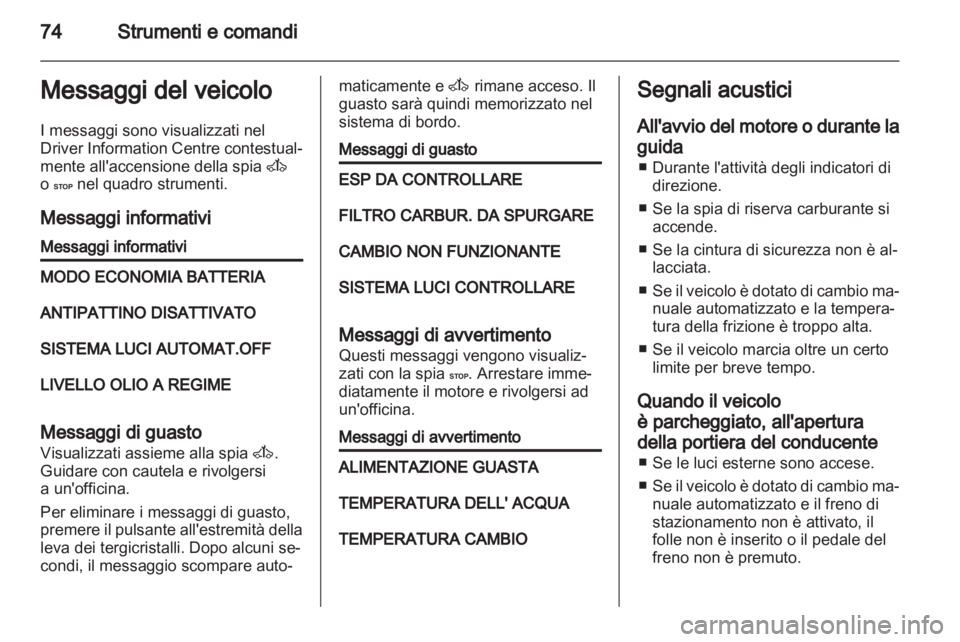 OPEL VIVARO 2011  Manuale di uso e manutenzione (in Italian) 