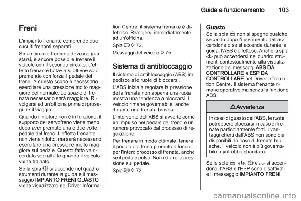 OPEL VIVARO 2011.5  Manuale di uso e manutenzione (in Italian) 