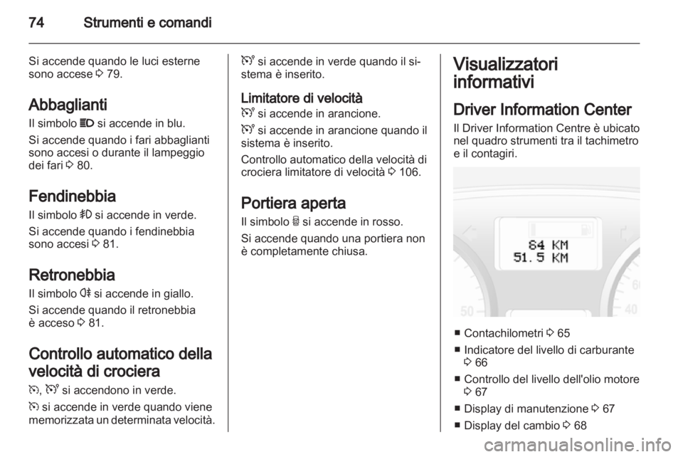 OPEL VIVARO 2011.5  Manuale di uso e manutenzione (in Italian) 