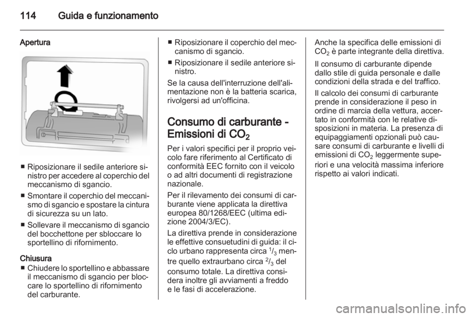 OPEL VIVARO 2012  Manuale di uso e manutenzione (in Italian) 