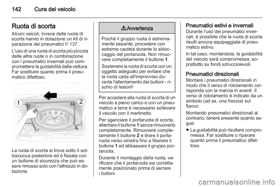 OPEL VIVARO 2012  Manuale di uso e manutenzione (in Italian) 