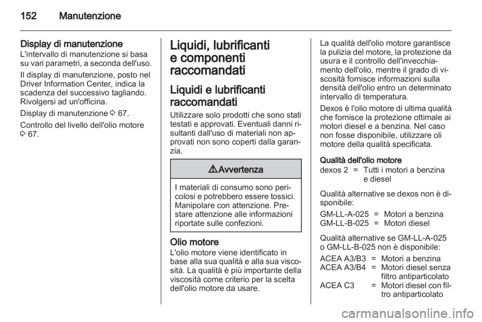 OPEL VIVARO 2012  Manuale di uso e manutenzione (in Italian) 