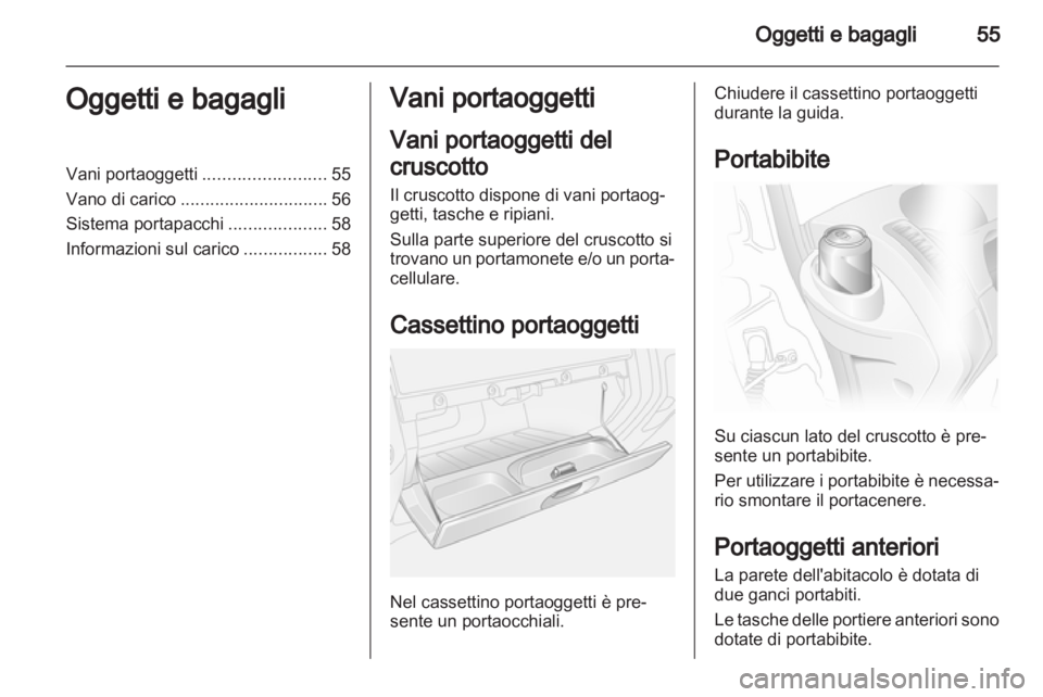 OPEL VIVARO 2012  Manuale di uso e manutenzione (in Italian) 