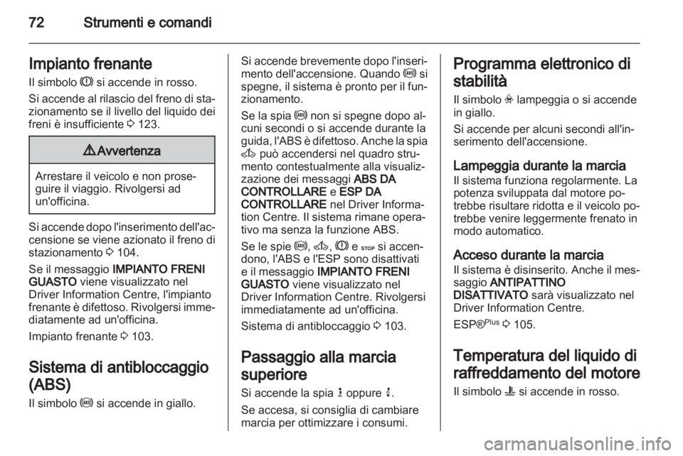 OPEL VIVARO 2012  Manuale di uso e manutenzione (in Italian) 