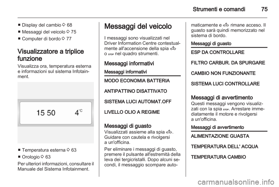 OPEL VIVARO 2012  Manuale di uso e manutenzione (in Italian) 