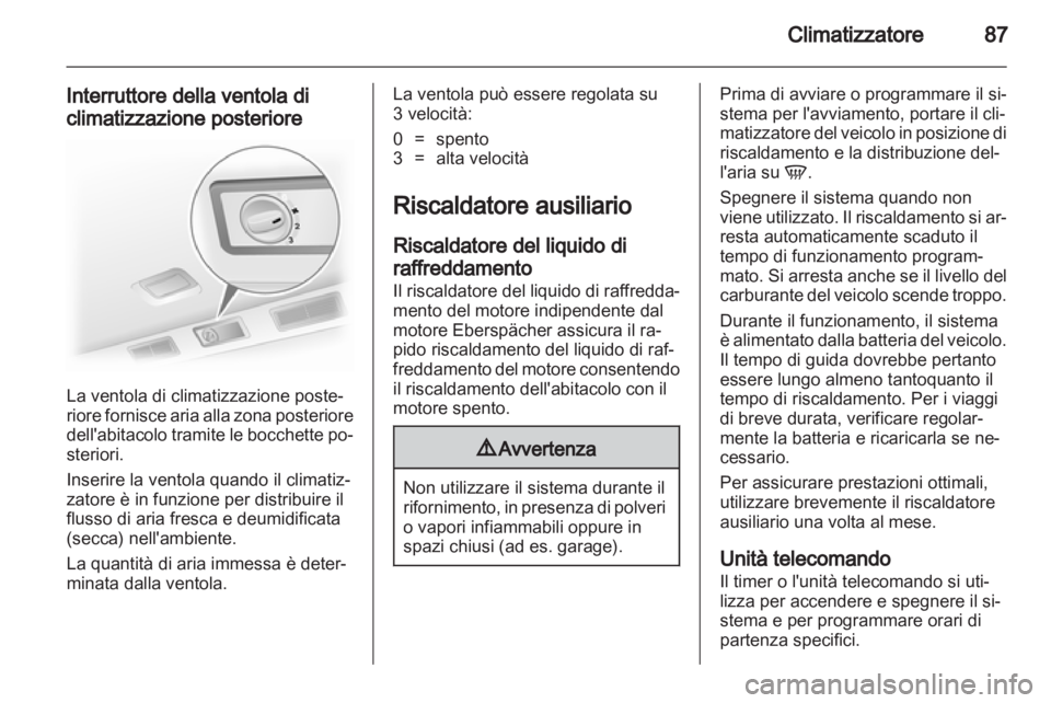 OPEL VIVARO 2012  Manuale di uso e manutenzione (in Italian) 