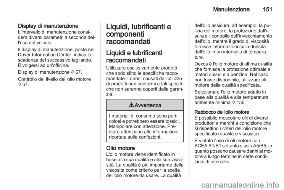 OPEL VIVARO 2013  Manuale di uso e manutenzione (in Italian) 
