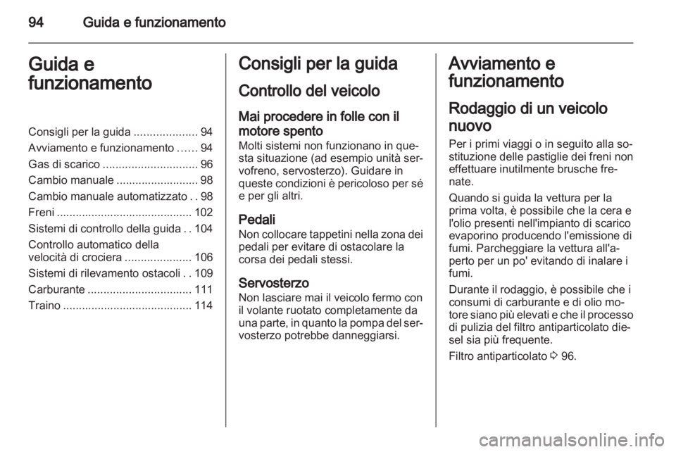 OPEL VIVARO 2013  Manuale di uso e manutenzione (in Italian) 