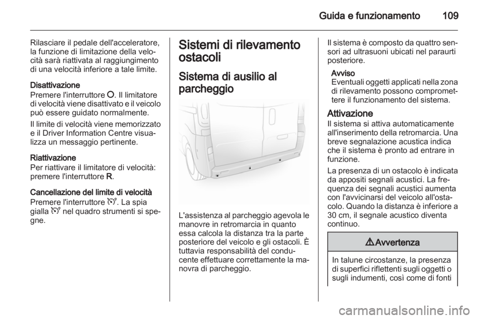 OPEL VIVARO 2013.5  Manuale di uso e manutenzione (in Italian) 
