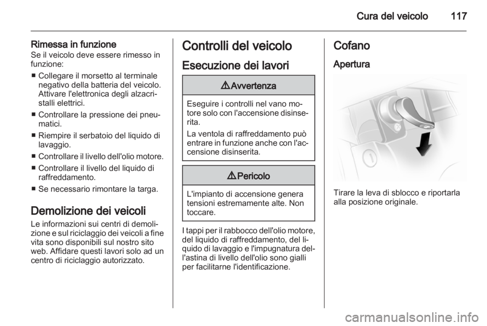 OPEL VIVARO 2013.5  Manuale di uso e manutenzione (in Italian) 