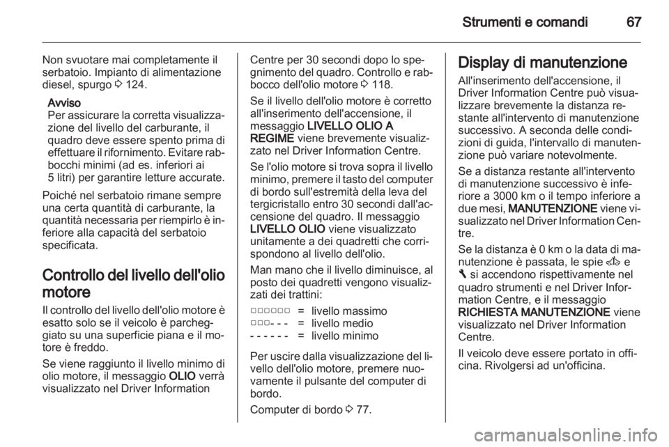 OPEL VIVARO 2013.5  Manuale di uso e manutenzione (in Italian) 
