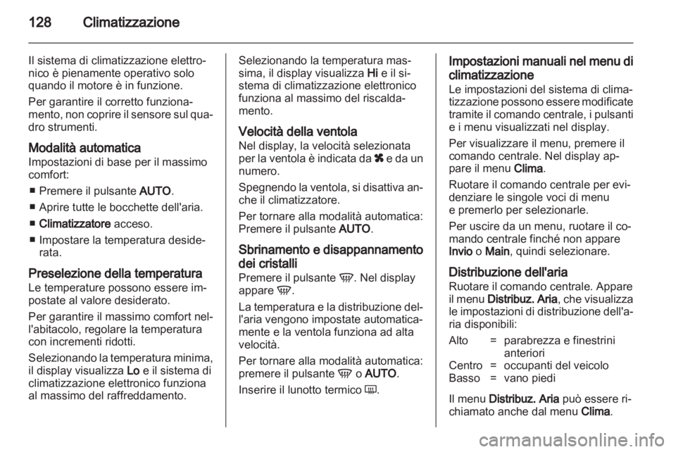 OPEL ZAFIRA 2010  Manuale di uso e manutenzione (in Italian) 