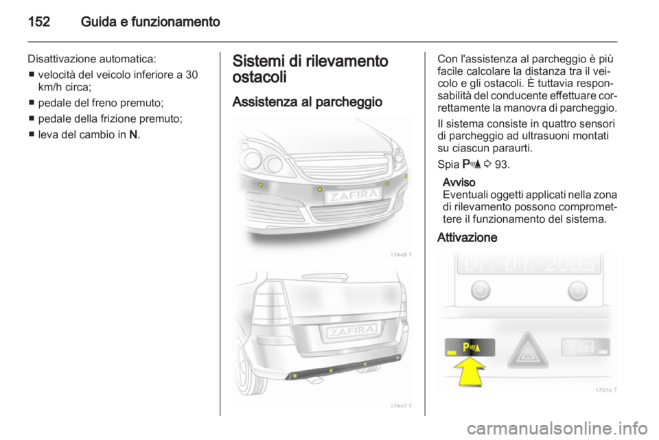 OPEL ZAFIRA 2010  Manuale di uso e manutenzione (in Italian) 