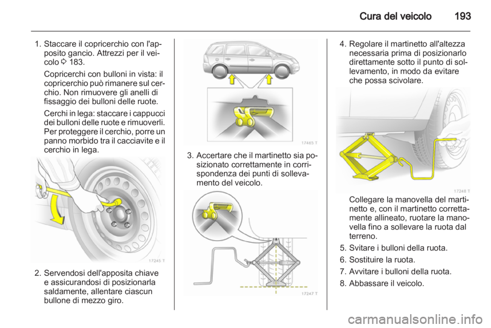 OPEL ZAFIRA 2010  Manuale di uso e manutenzione (in Italian) 