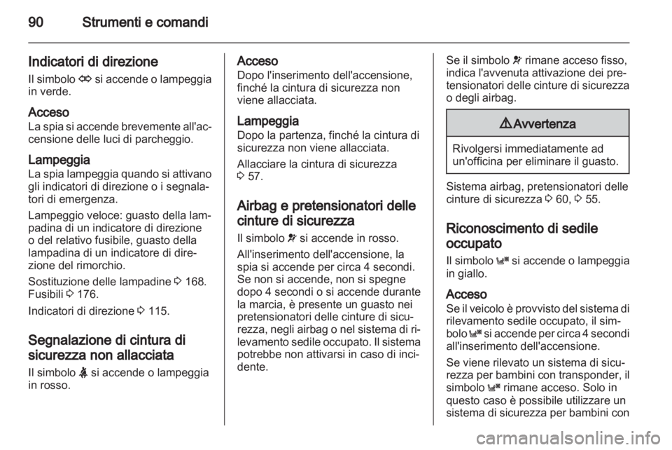 OPEL ZAFIRA 2010  Manuale di uso e manutenzione (in Italian) 