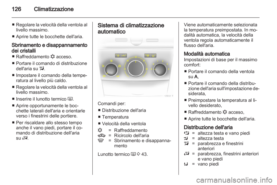 OPEL ZAFIRA 2010.5  Manuale di uso e manutenzione (in Italian) 