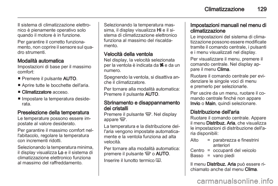 OPEL ZAFIRA 2010.5  Manuale di uso e manutenzione (in Italian) 