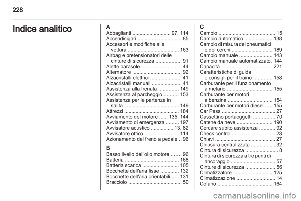 OPEL ZAFIRA 2010.5  Manuale di uso e manutenzione (in Italian) 