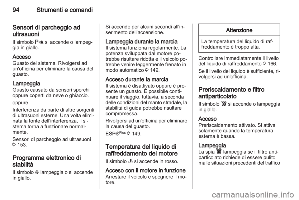 OPEL ZAFIRA 2010.5  Manuale di uso e manutenzione (in Italian) 
