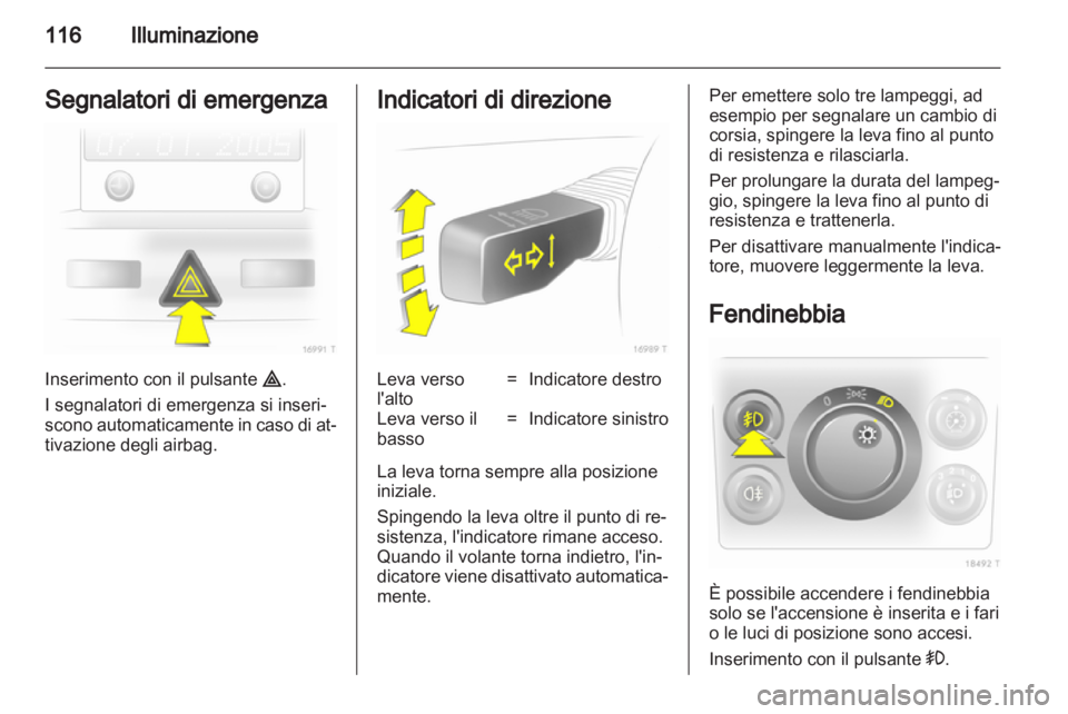OPEL ZAFIRA 2011  Manuale di uso e manutenzione (in Italian) 