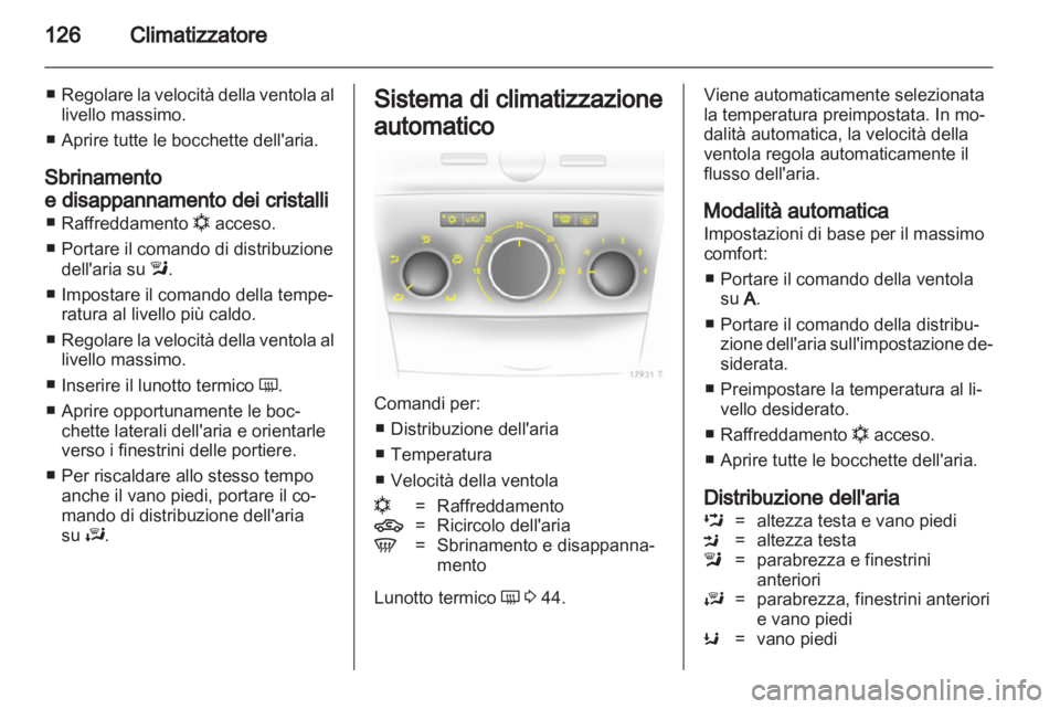 OPEL ZAFIRA 2011  Manuale di uso e manutenzione (in Italian) 