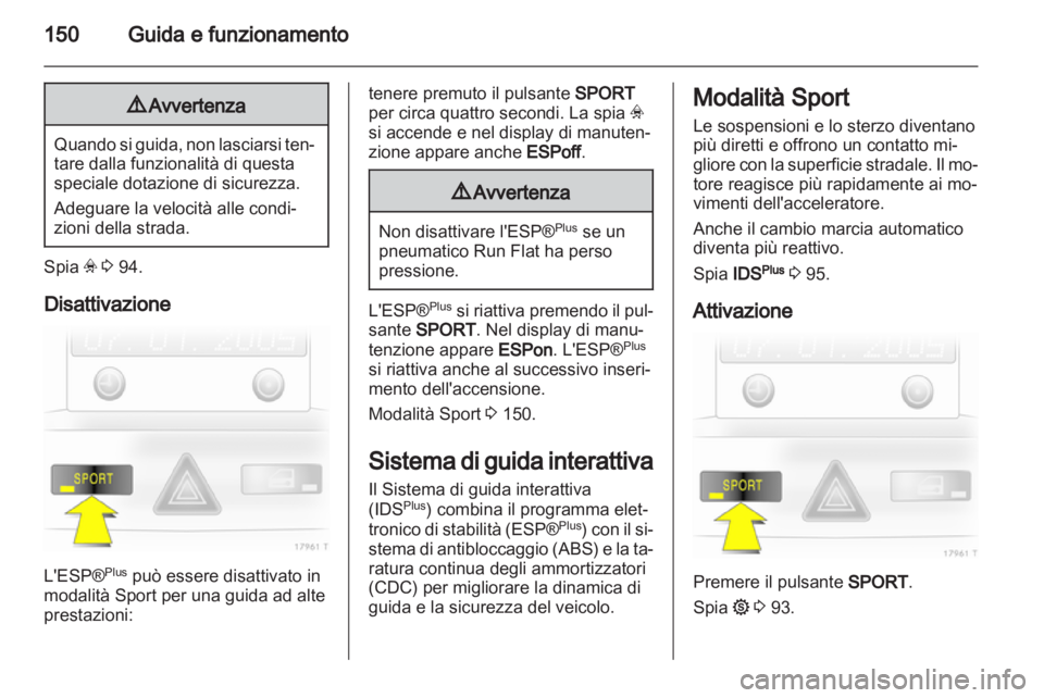 OPEL ZAFIRA 2011  Manuale di uso e manutenzione (in Italian) 