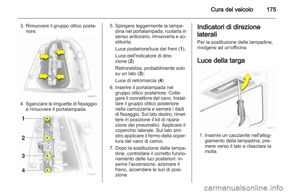 OPEL ZAFIRA 2011  Manuale di uso e manutenzione (in Italian) 