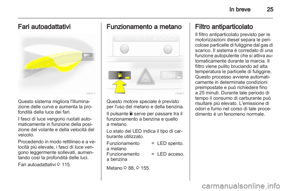 OPEL ZAFIRA 2011  Manuale di uso e manutenzione (in Italian) 