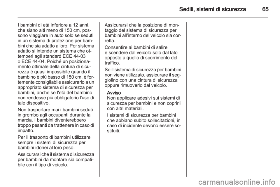 OPEL ZAFIRA 2011  Manuale di uso e manutenzione (in Italian) 