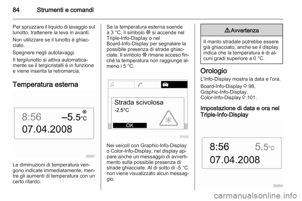 OPEL ZAFIRA 2011  Manuale di uso e manutenzione (in Italian) 