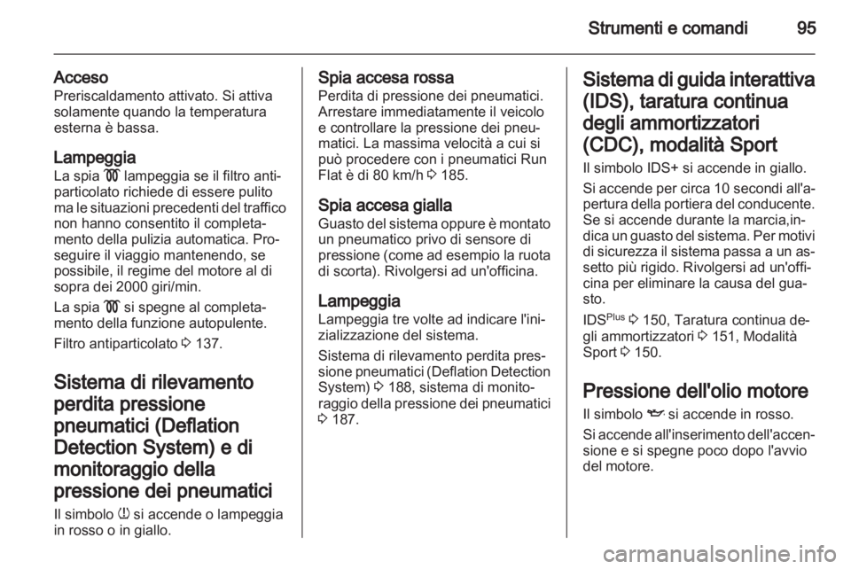 OPEL ZAFIRA 2011  Manuale di uso e manutenzione (in Italian) 