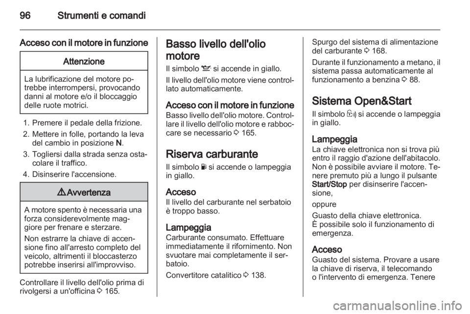 OPEL ZAFIRA 2011  Manuale di uso e manutenzione (in Italian) 
