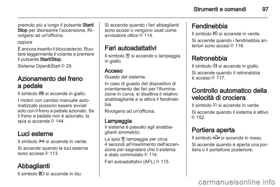 OPEL ZAFIRA 2011  Manuale di uso e manutenzione (in Italian) 