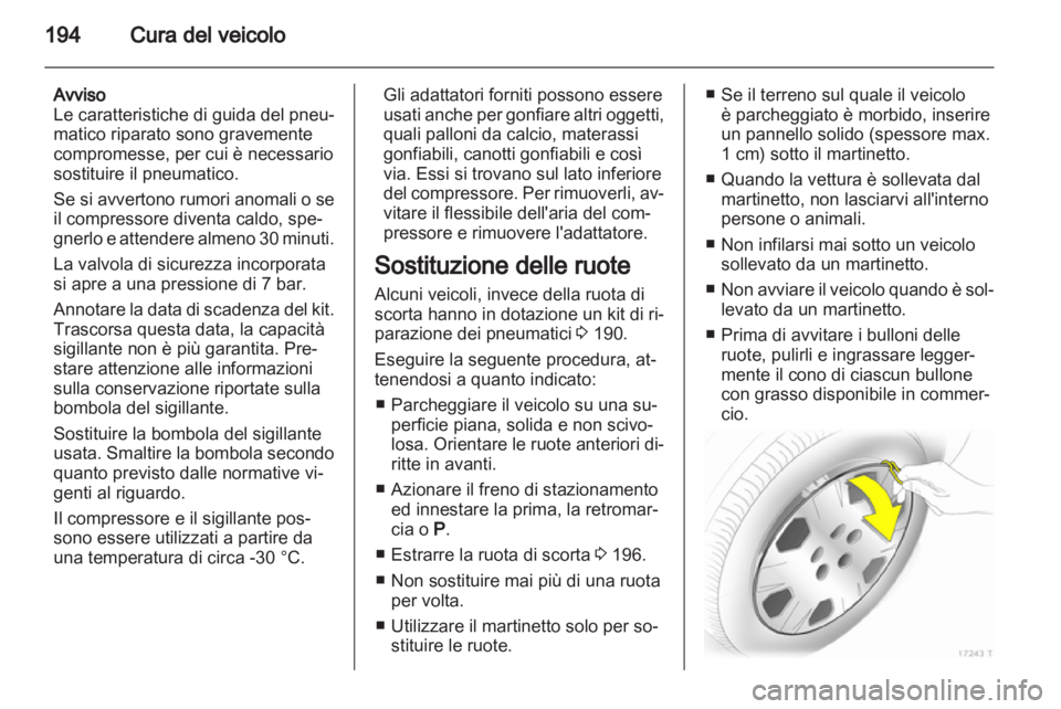 OPEL ZAFIRA 2011.5  Manuale di uso e manutenzione (in Italian) 