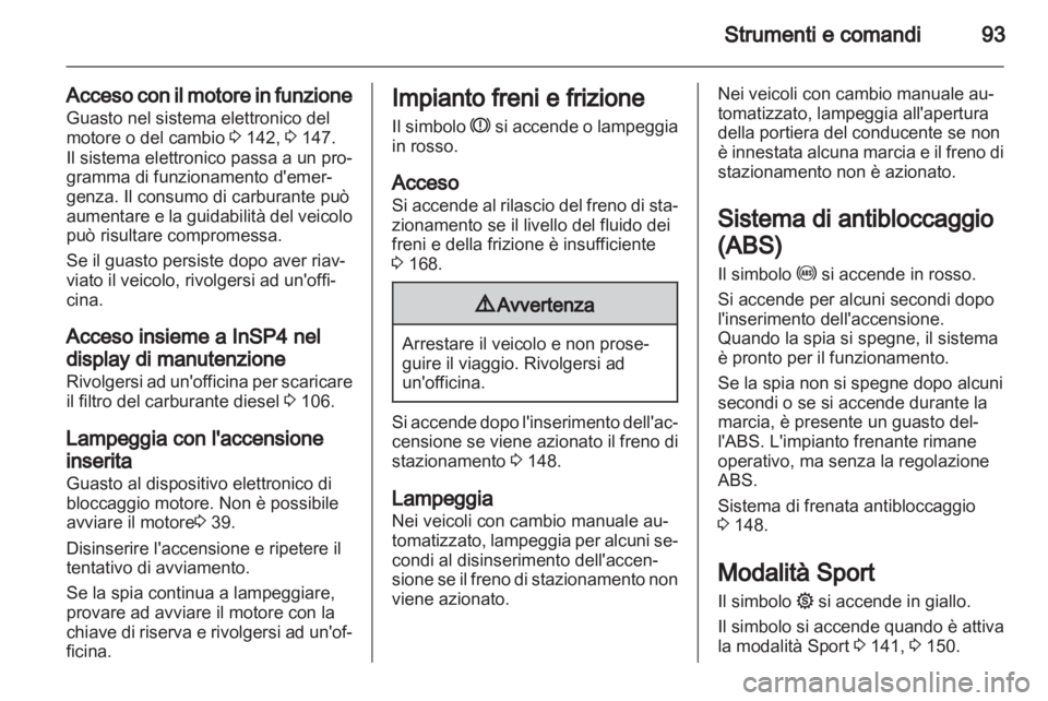 OPEL ZAFIRA 2011.5  Manuale di uso e manutenzione (in Italian) 