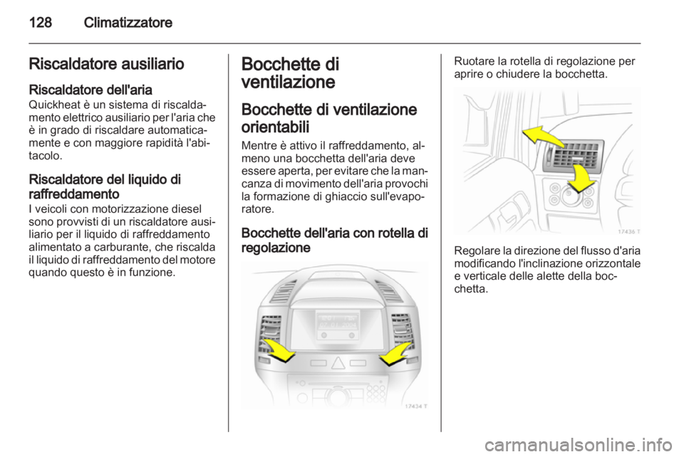 OPEL ZAFIRA 2012  Manuale di uso e manutenzione (in Italian) 