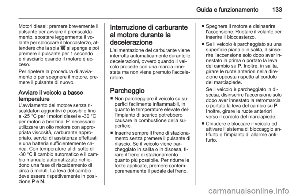 OPEL ZAFIRA 2012  Manuale di uso e manutenzione (in Italian) 