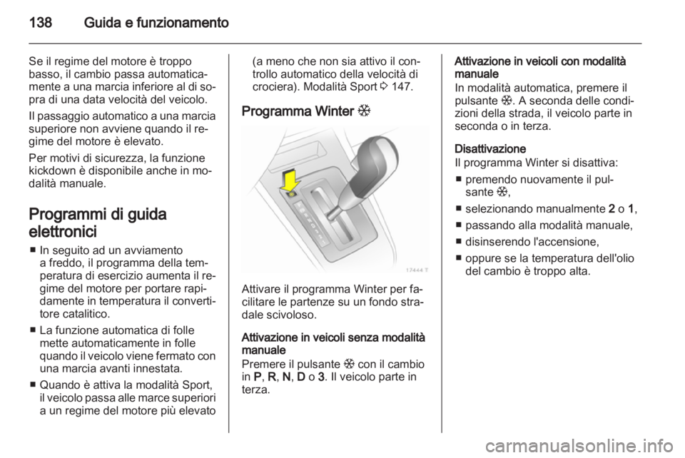 OPEL ZAFIRA 2012  Manuale di uso e manutenzione (in Italian) 