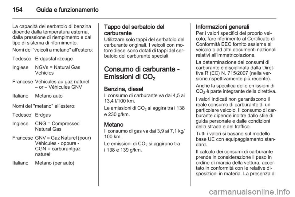 OPEL ZAFIRA 2012  Manuale di uso e manutenzione (in Italian) 