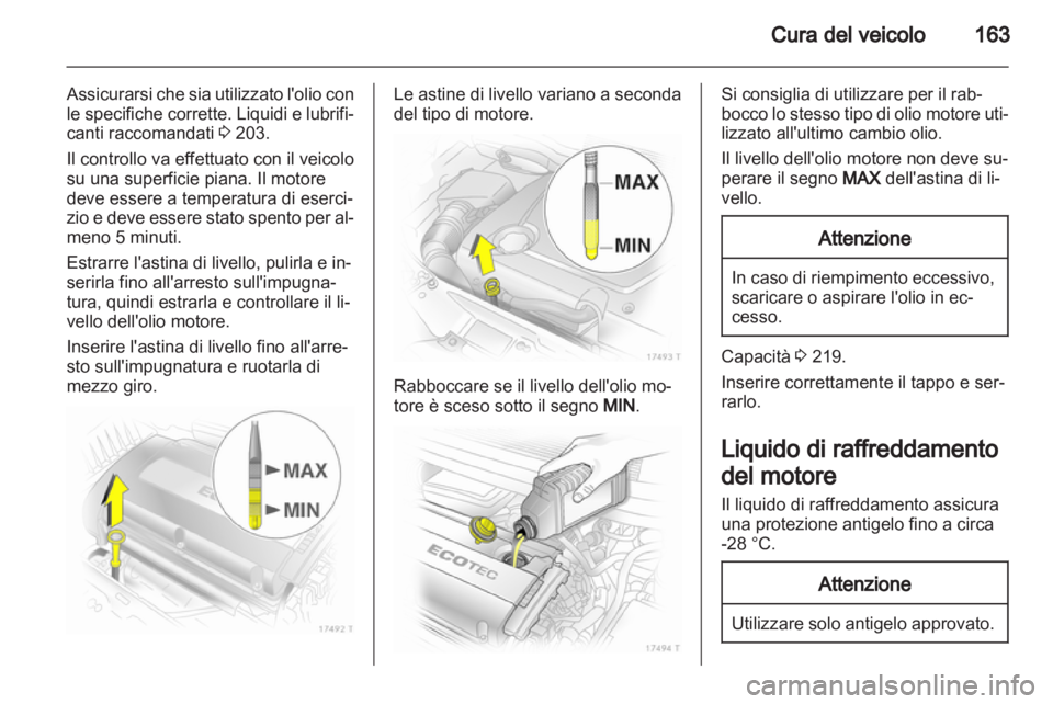 OPEL ZAFIRA 2012  Manuale di uso e manutenzione (in Italian) 
