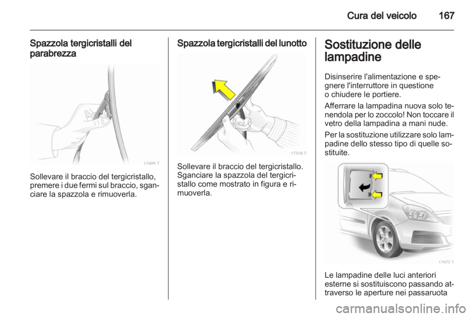 OPEL ZAFIRA 2012  Manuale di uso e manutenzione (in Italian) 