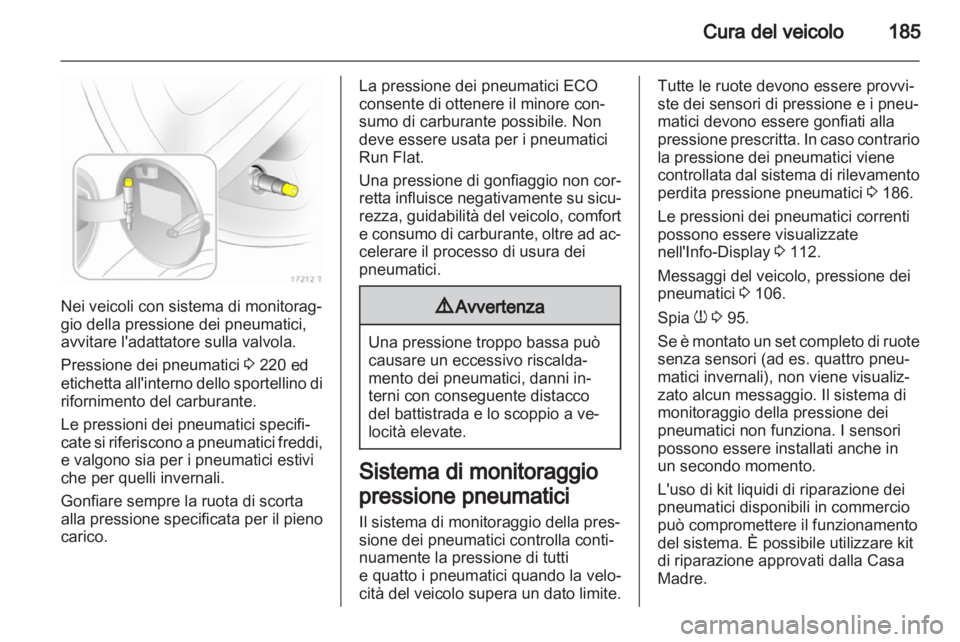 OPEL ZAFIRA 2012  Manuale di uso e manutenzione (in Italian) 